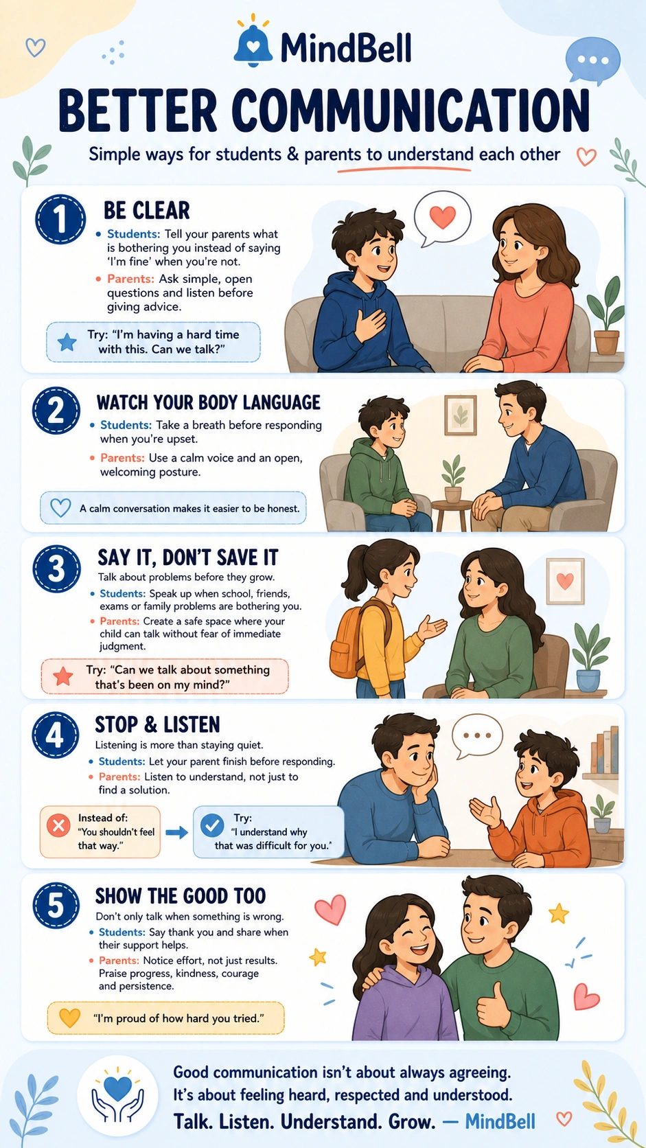 Better communication banner for students